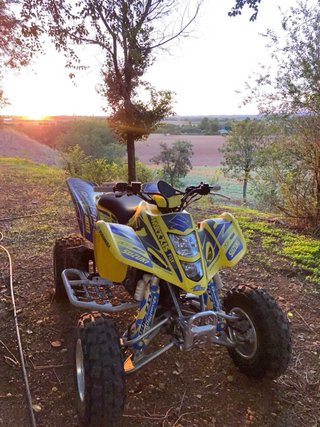 Quad Suzuki LTZ 400 Amarillo/Azul