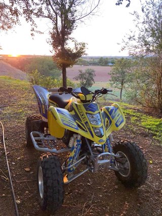 Quad Suzuki LTZ 400 Amarillo/Azul