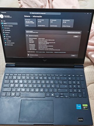 Portátil HP Victus 15-fa2xx Negro