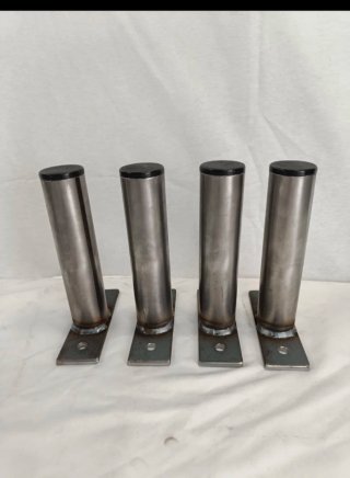 4 Soportes para discos Olimpicos Bumper