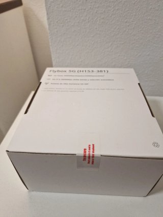 Sin instalaccion de fibra Flybox 5G (H153-381) Wi-