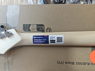 RockJam RJEG02-SK-BK - Kit de guitarra eléctrica
