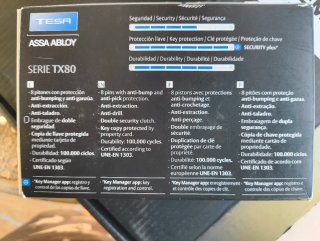 Cilindro TESA TX80 Alta Seguridad