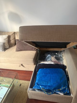 Divano letto IKEA FRIHETEN Chaiselong Beige
