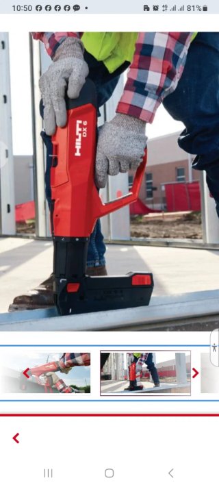 Clavadoras Hilti a pólvora con GARANTÍA