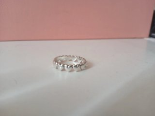Anillo Corazones Plata
