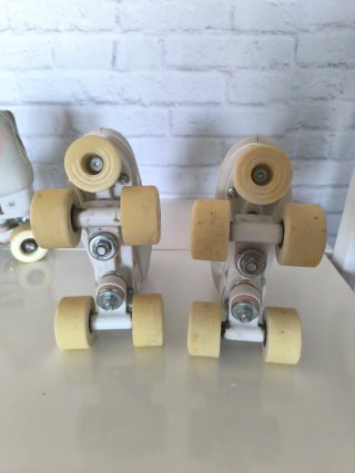 Patines infantiles blancos talla 31 y 32