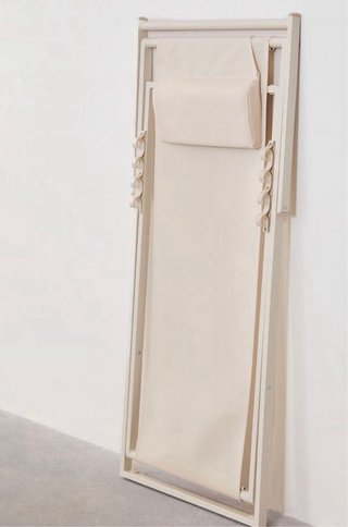 Hamaca de acero beige