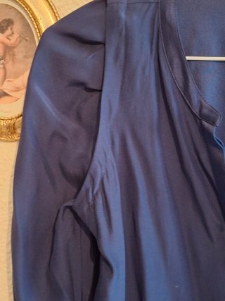 Camisa seda Maje azul