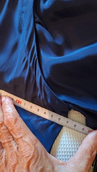 Camisa seda Maje azul