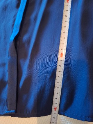 Camisa seda Maje azul