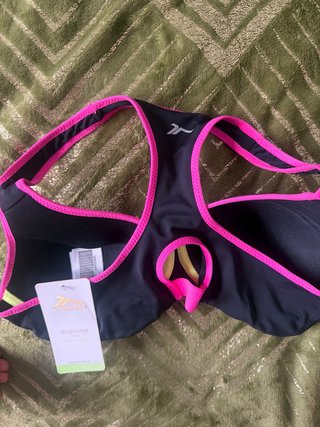 Top negro deportivo Tenth Mujer Talla L