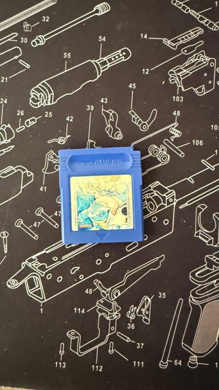 Cartucho Pokémon Azul Nintendo Game Boy