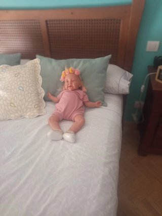 Muñeca Reborn Bebé,regalo carro y ropita