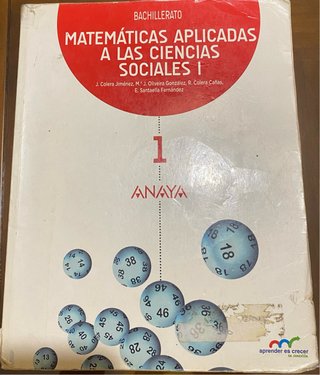 Matemáticas aplicadas a las Ciencias Sociales I...