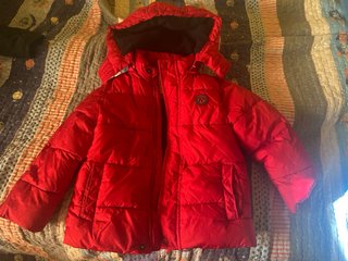 Giubbotto invernale per bambini rosso Taglia 4 anni