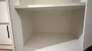 Armario blanco puertas correderas 117x55x176