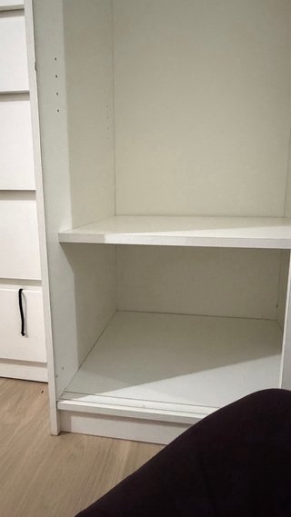 Armario blanco puertas correderas 117x55x176