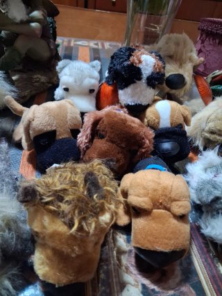 Perritos de peluche colección