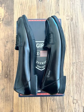 Mocasin escolar niña ZGirls negro talla 38.