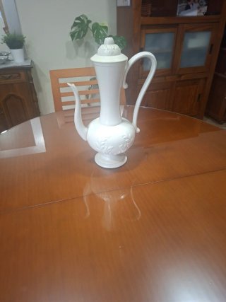 Cafetera/Chocolatera Porcelana Blanca