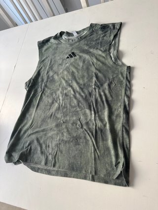 Camiseta Adidas Training Tirantes Talla M Verde
