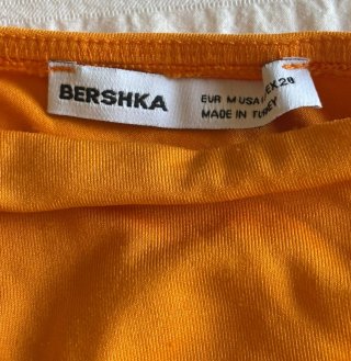 Top Bershka Naranja