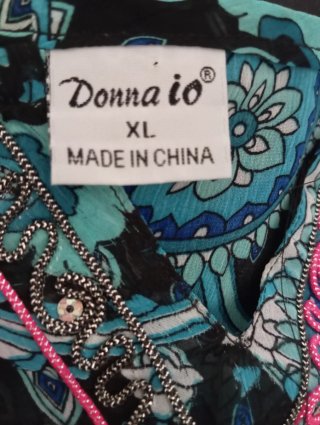 Túnica estampada paisley