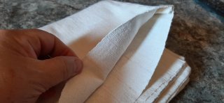 Federa Lino Grezzo Vintage 73x45cm Beige