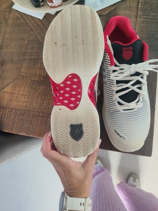 Tenis K-Swiss Padel Blancos y Rojos
