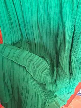 Vestido verde Massimo Dutti Talla 40