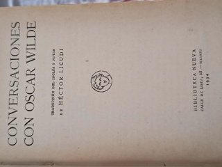 Conversaciones con Óscar Wilde