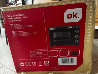 Mini horno OK.