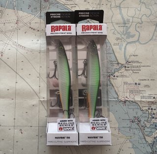 Lote 2 señuelos Rapala Mavrik 110 PXRM110 - 298