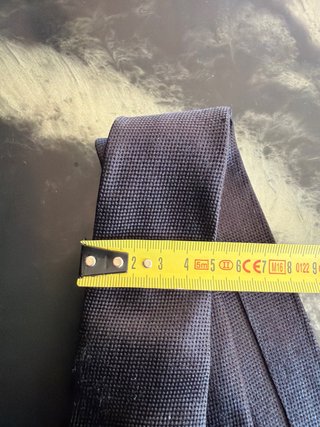 Cravatta seta lunga 1,45 dolce gabbana nera