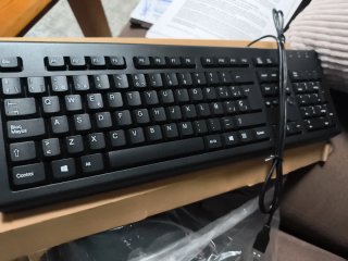 Teclado HP PR1101U USB QWERTY Negro