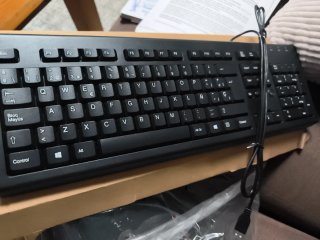 Teclado HP PR1101U USB QWERTY Negro