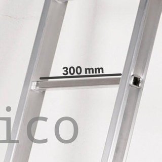 Escalera Telescópica Aluminio 5+5 Peldaños Teleflex