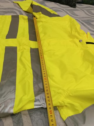 Chaqueta impermeable alta visibilidad
