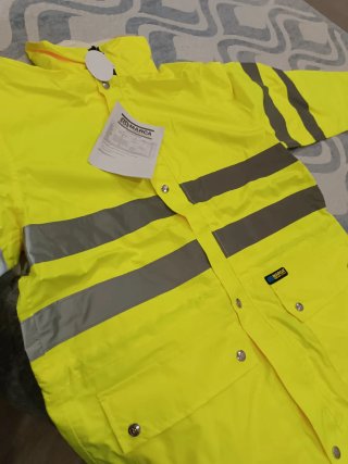 Chaqueta impermeable alta visibilidad