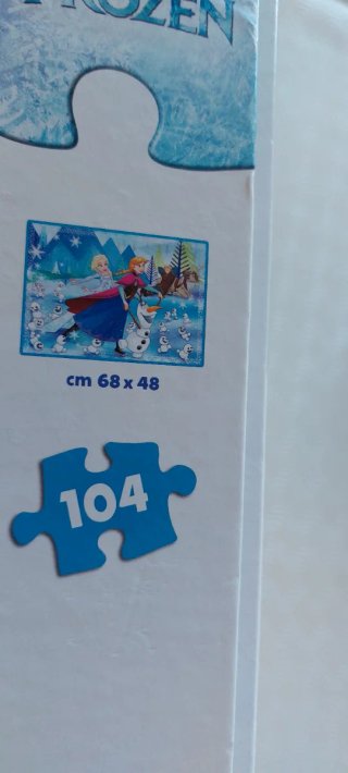 Puzzle Maxi Double-Face   Biancaneve.  Frozen