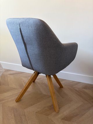 Silla de escritorio gris