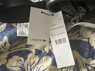Bolsa transversal Lacoste Nova com etiqueta nunca