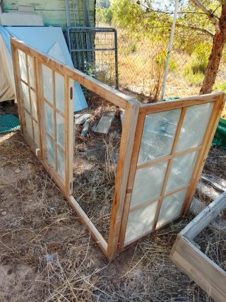 Ventana madera 3 cuerpos