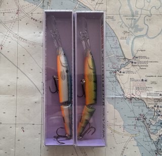 Lote 2 Rapala Jointed Deep Husky Jerk 12cm - 299
