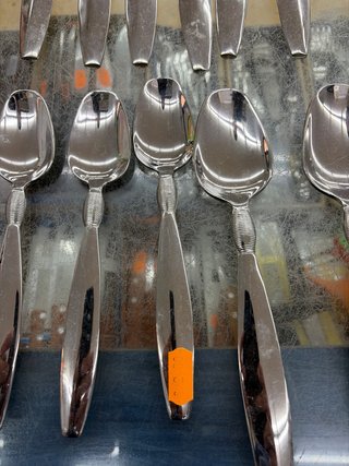 Lote cubiertos acero inox nuevos juego