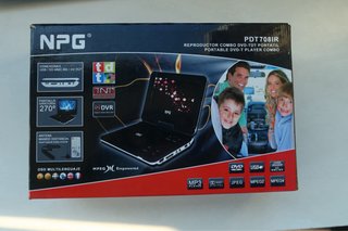 Reproductor DVD Portátil NPG PDT708IR 7 + TDT