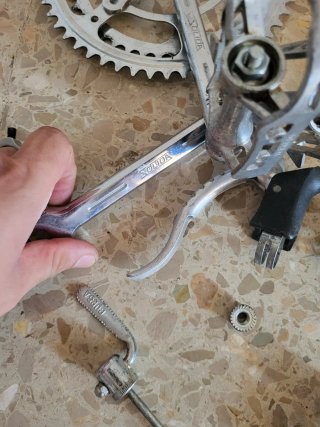 Lote piezas bicicleta antigua