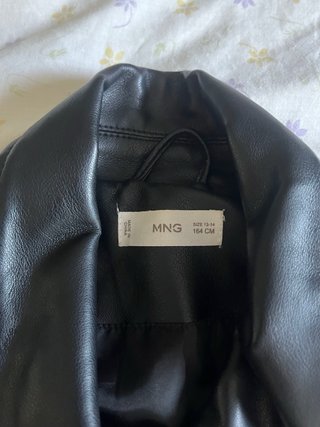 Chaqueta Piel Negra Moto