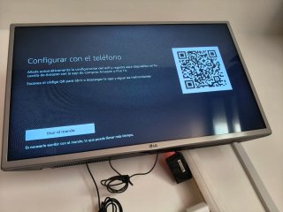 Televisor LG + Amazon TV + Soporte